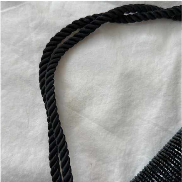 Vintage beaded mini bag, OS, black, red, bronze, gold, multi - Picture 10 of 11